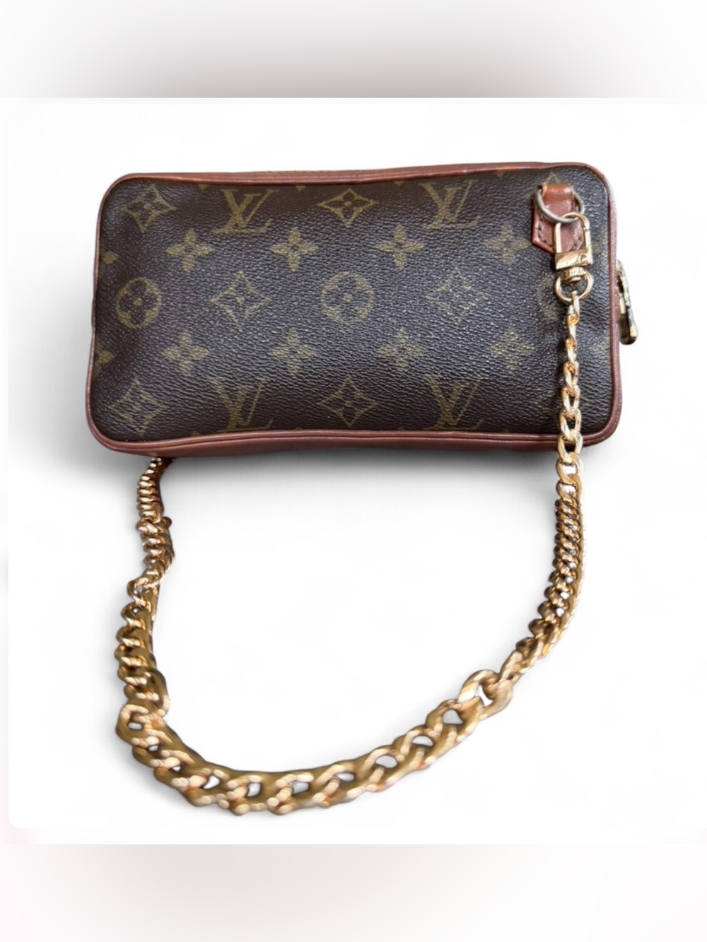 Louis Vuitton Pochette Marly Bandoulière with LV Key Holder Bundle. Comes w/ COA - Picture 4 of 17